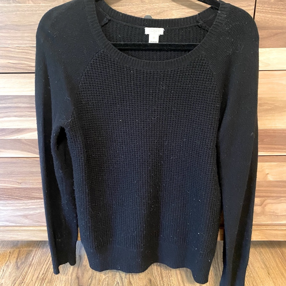Jcrew waffle sweater